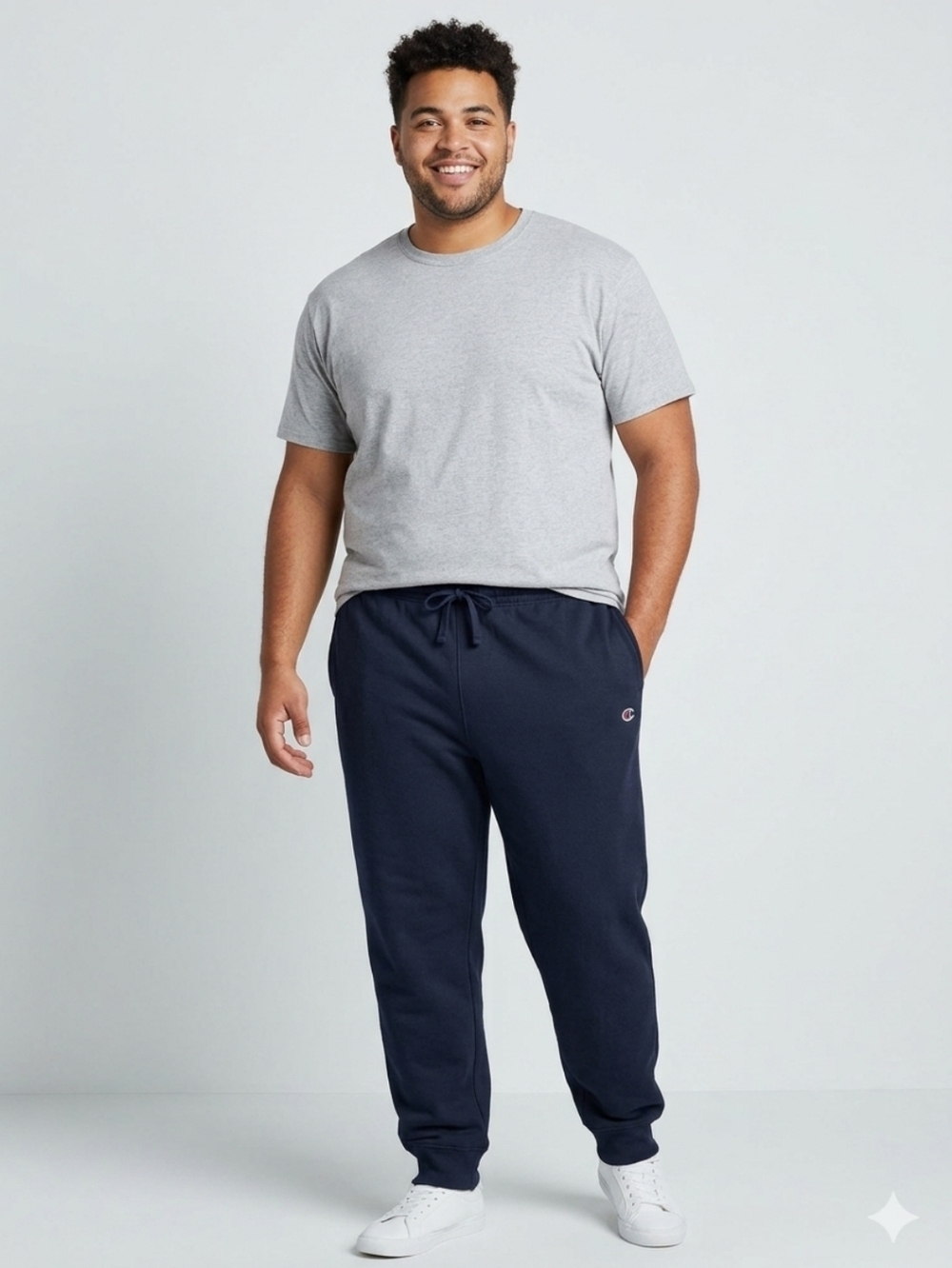 Mens Champion Black Stretch Waist Joggers - NWT Size 3X
